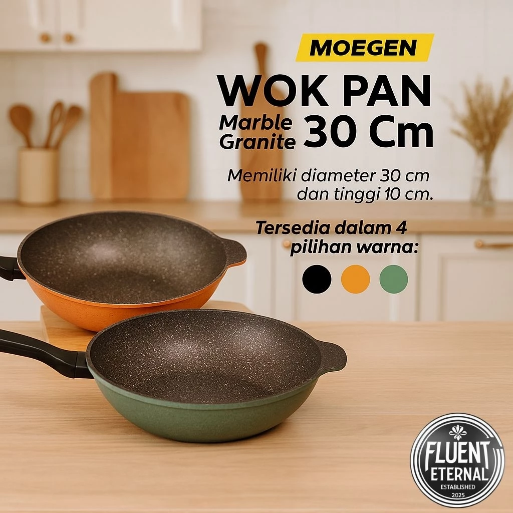 Wok pan 30 cm - without cover