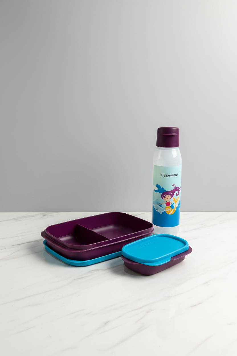 Tupperware Mermaid lunch set