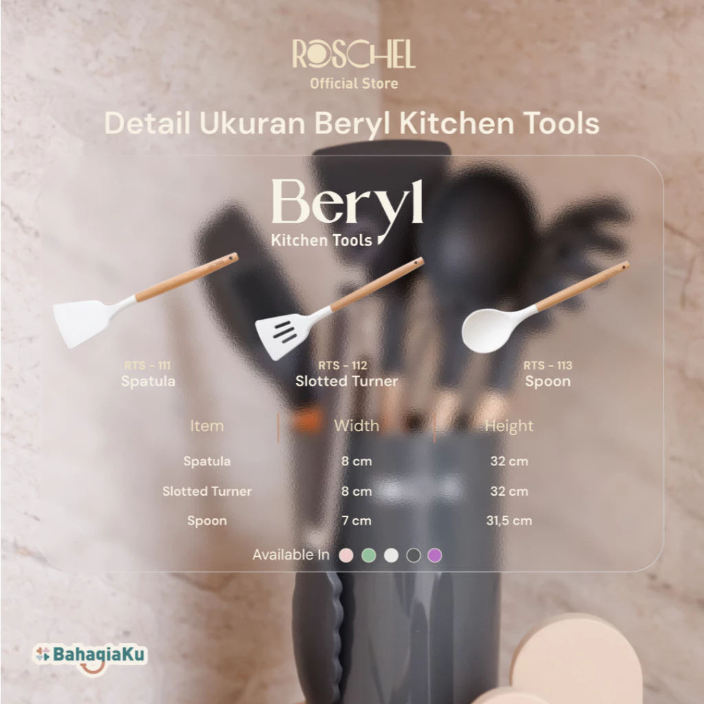 10 pcs silicone kitchen tools