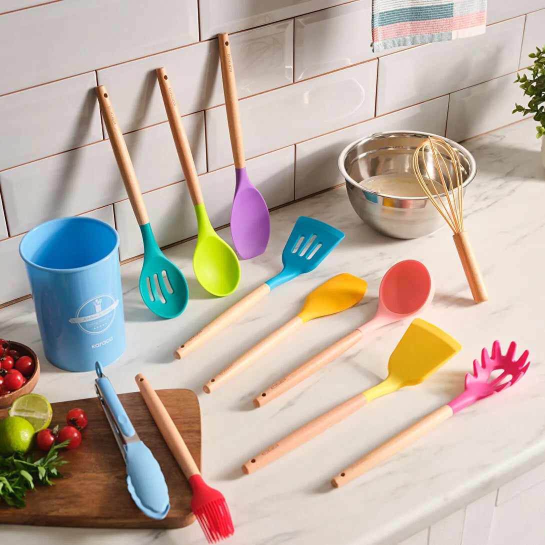12 Piece Silicone Serving Set