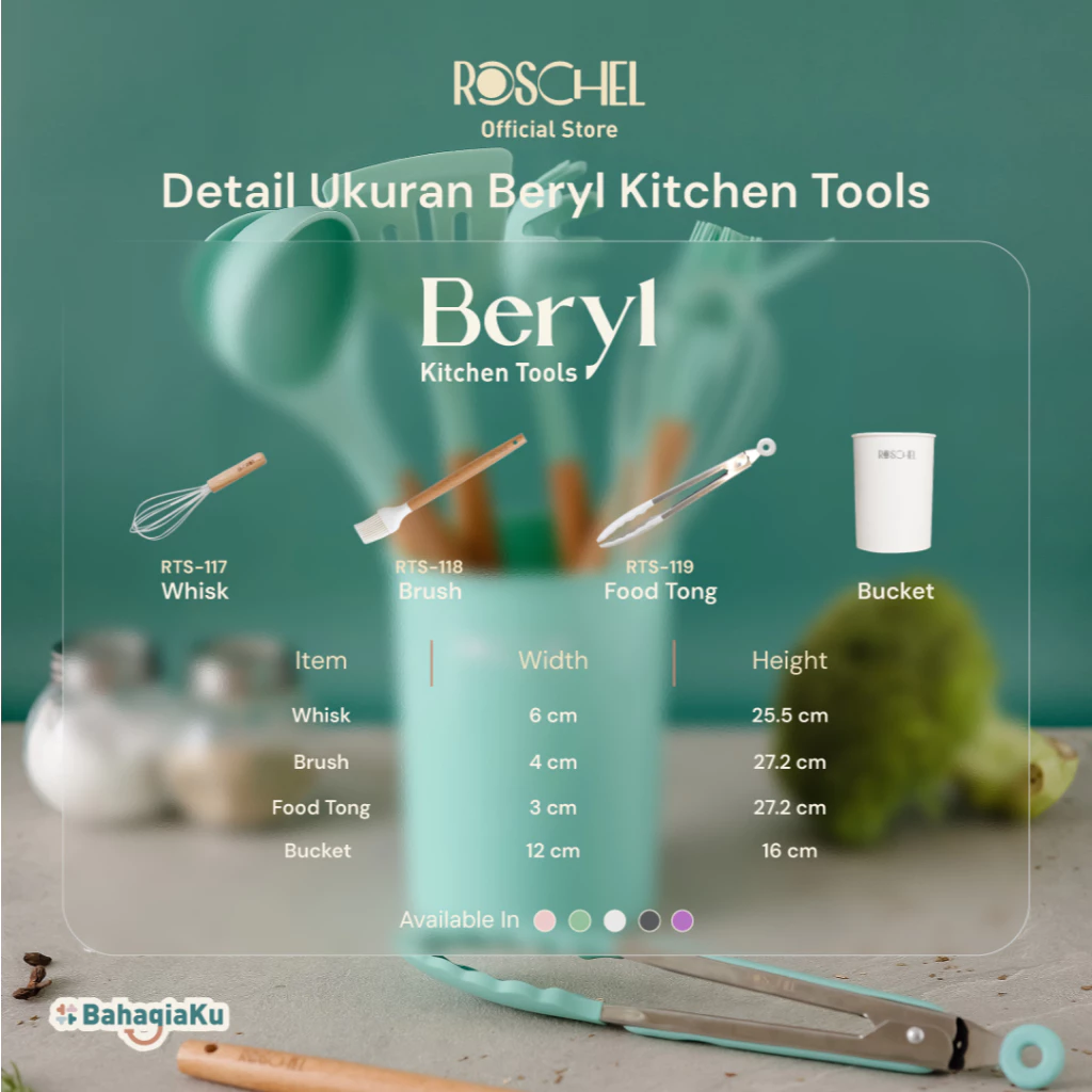 10 pcs silicone kitchen tools