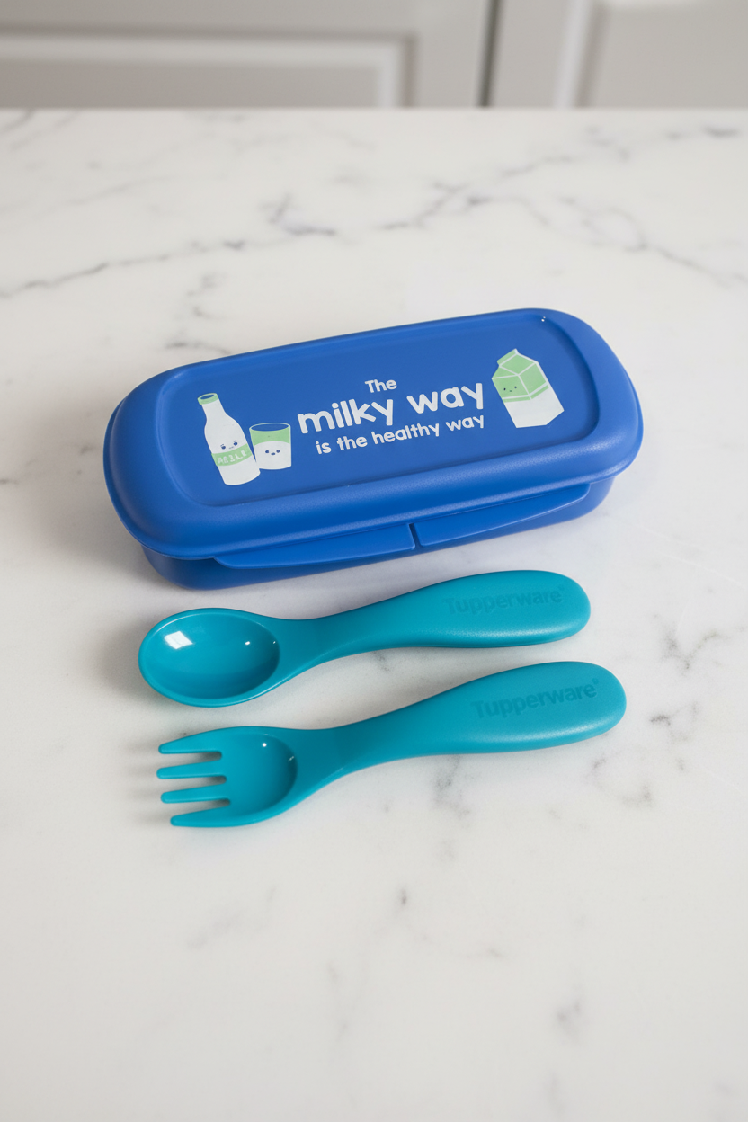 Baby cutlery + cover