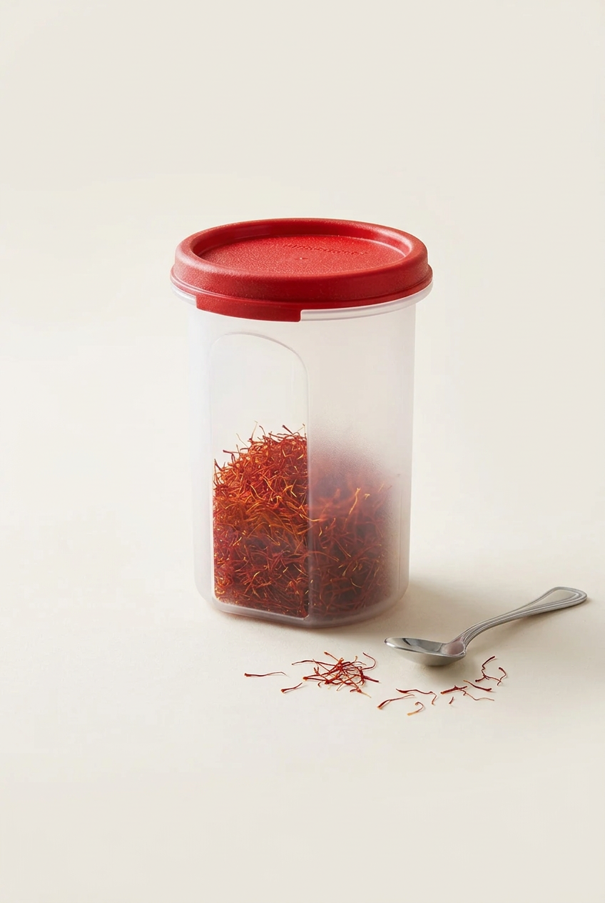 Tupperware 440 ml round canister