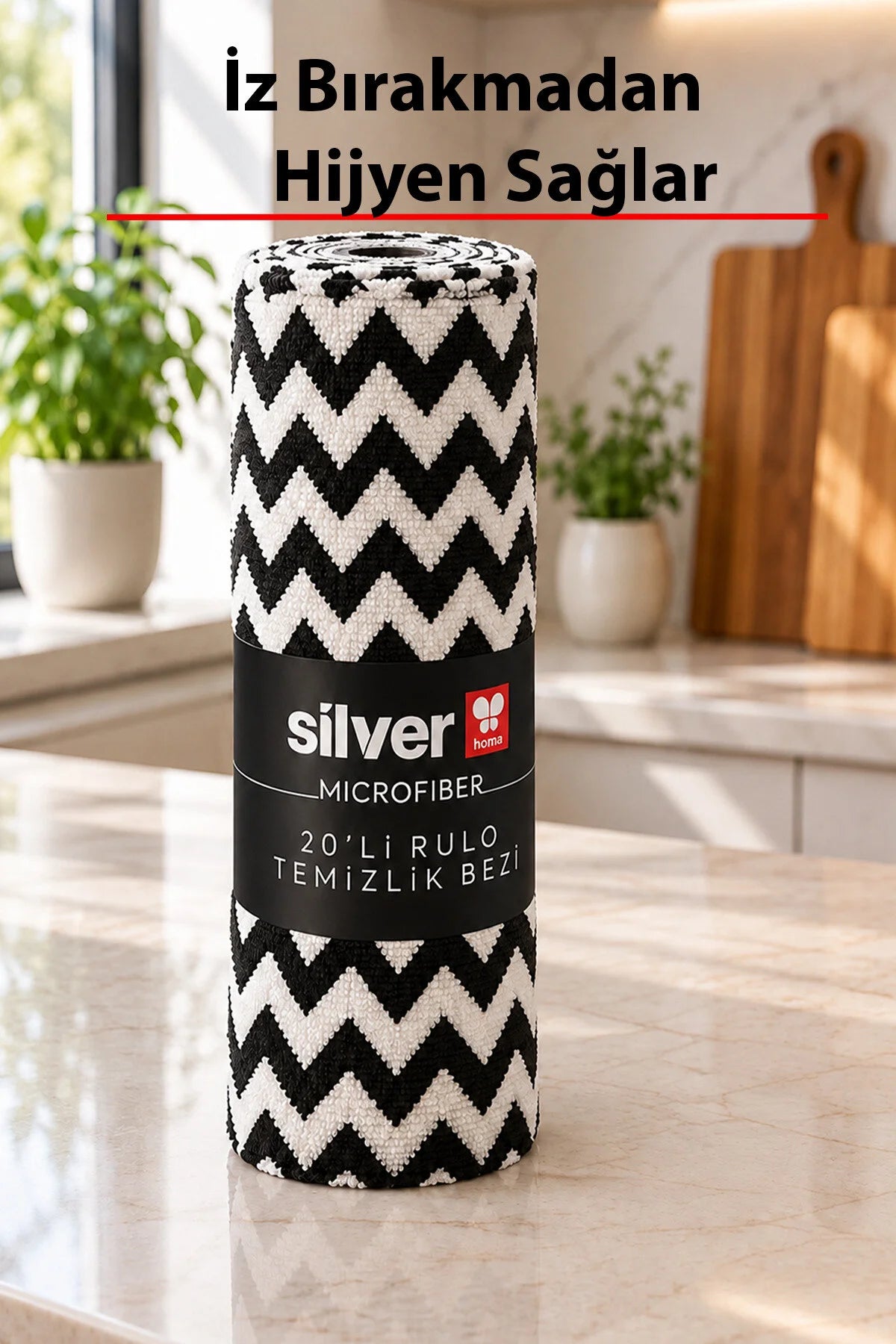SILVER HOME  Microfiber Cleaning Towels | 25x30 cm
