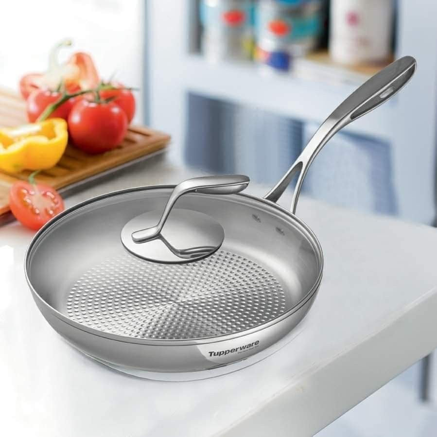 Frypan 28 cm + glass cover