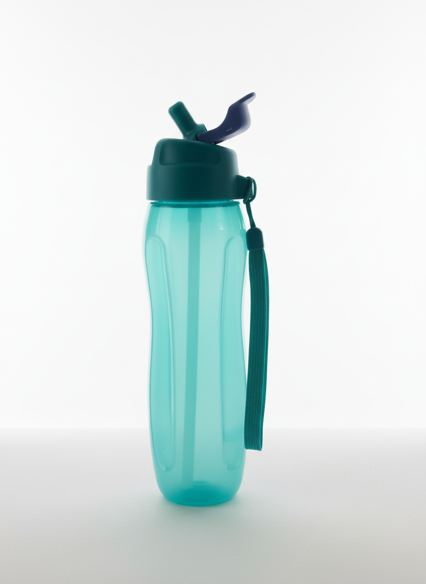 750 ml straw bottle + handle