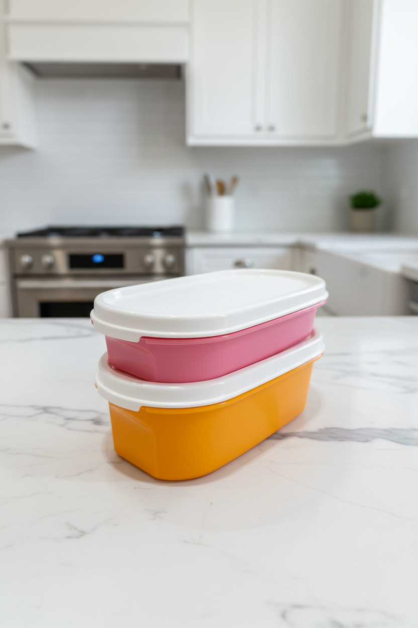 Tupperware oval set