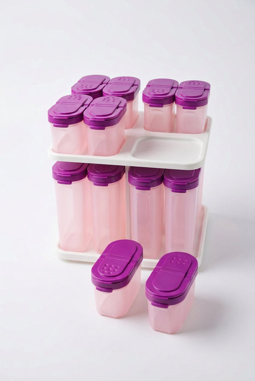 Tupperware spices set + Stand