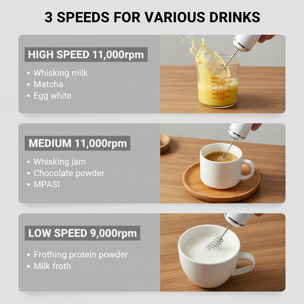 Milk frother 2 in 1
