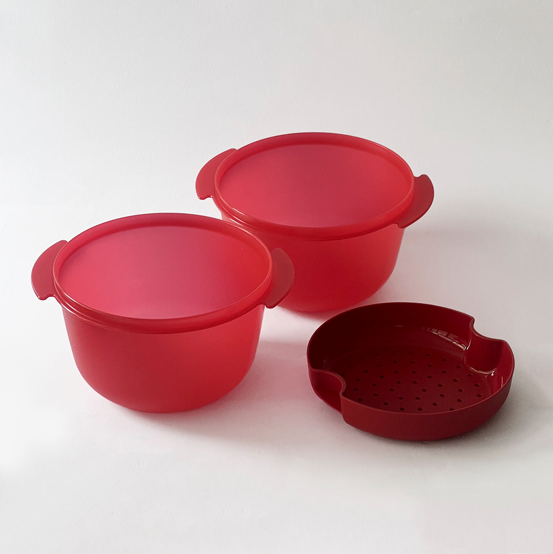 Carry all microwave set + strainer