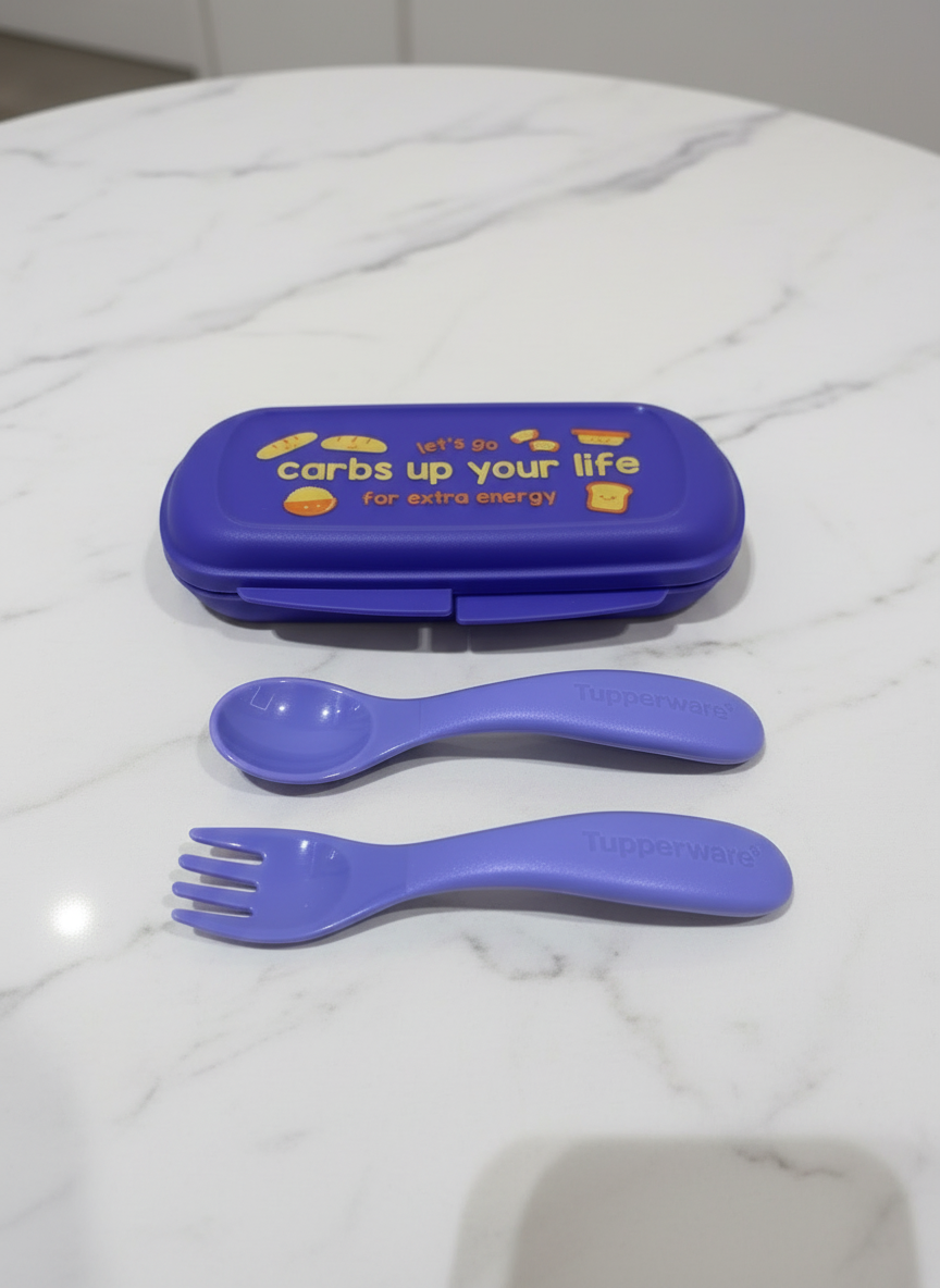 Baby cutlery + cover