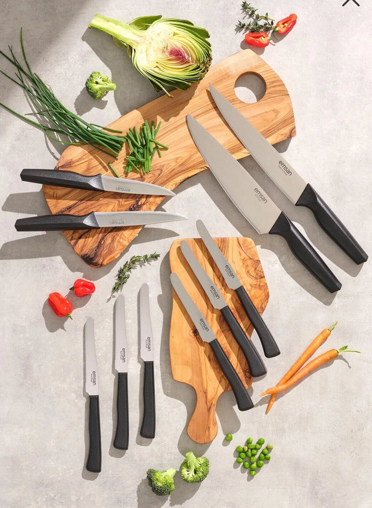 Emsan  10 Piece Knife Set