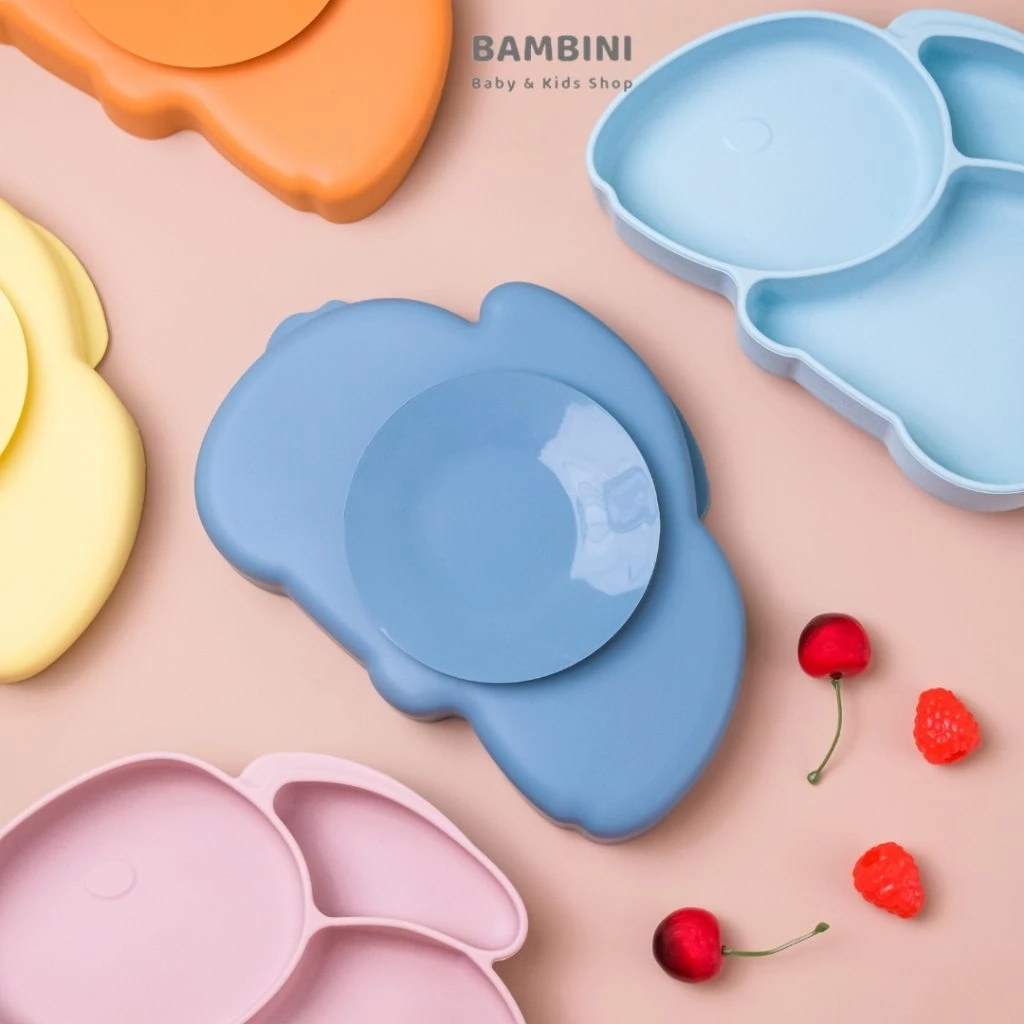 premium silicone baby plate