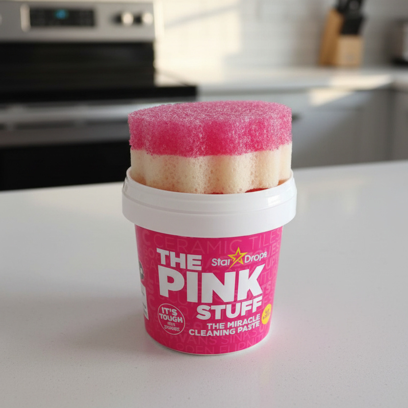 ThePinkStuff Toothpaste 850 gr & Miracle Double-Sided Sponge