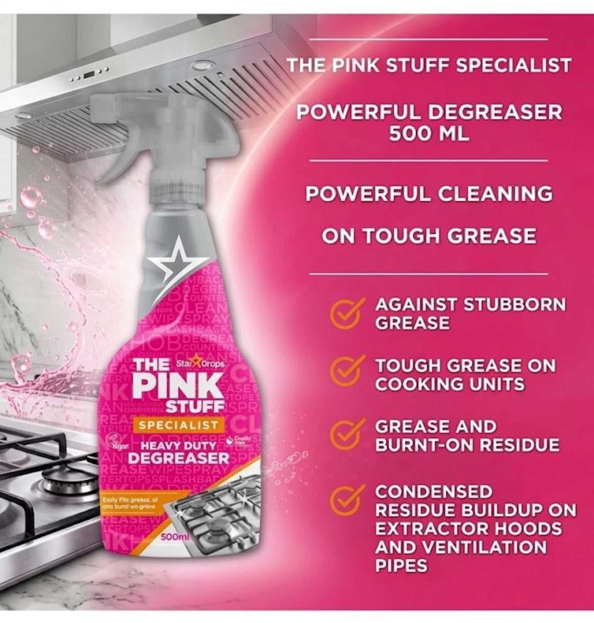 ThePinkStuff Specialist Heavy Duty Degreaser | 500 ml