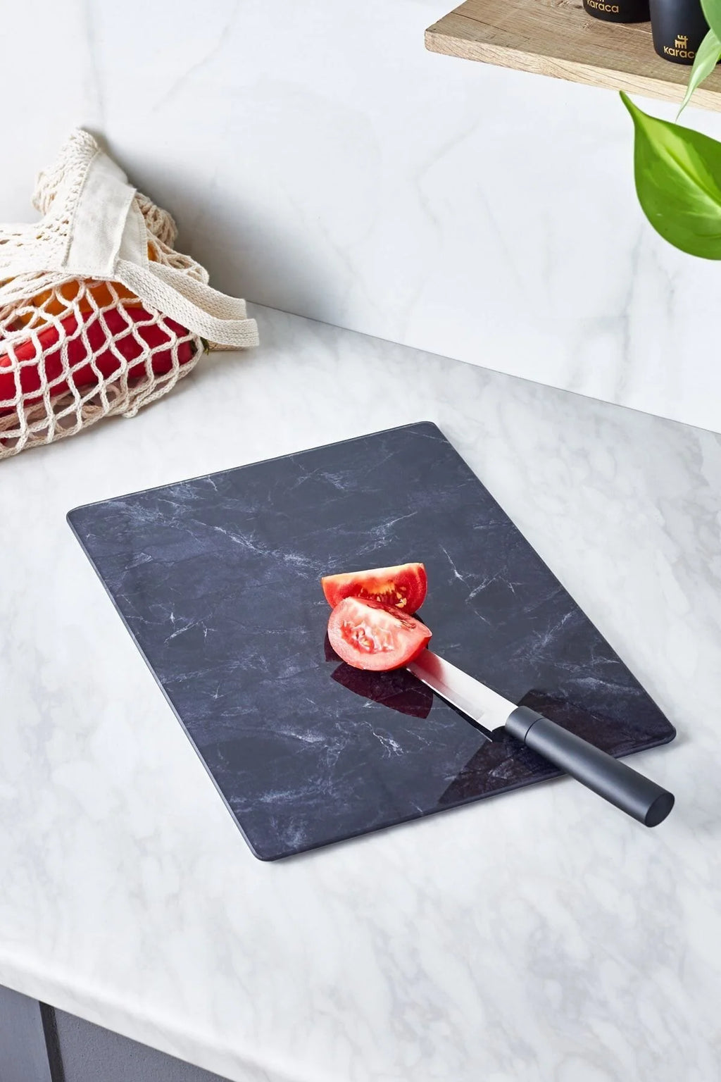 Marble glass cutting board