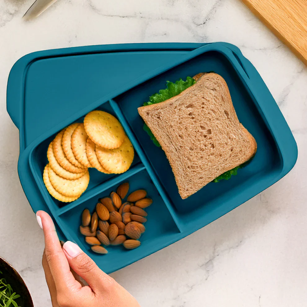Tupperware 1 liter divided lunch box
