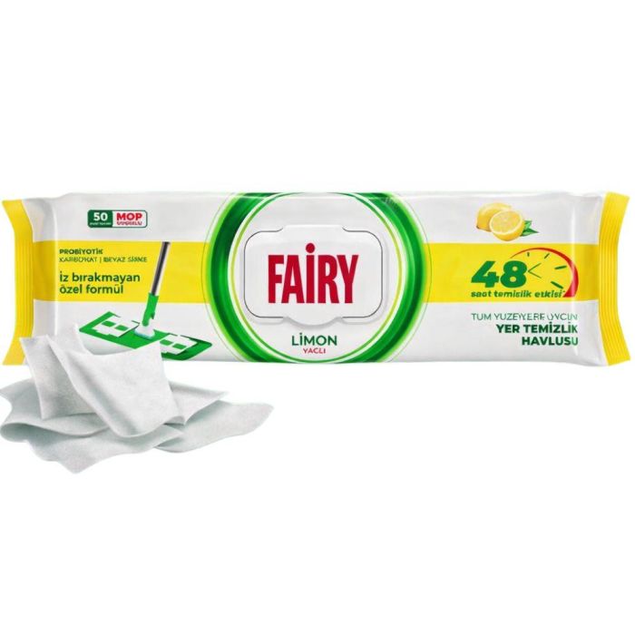 Fairy Floor Cleaning wipes for Mop |  50 sheet