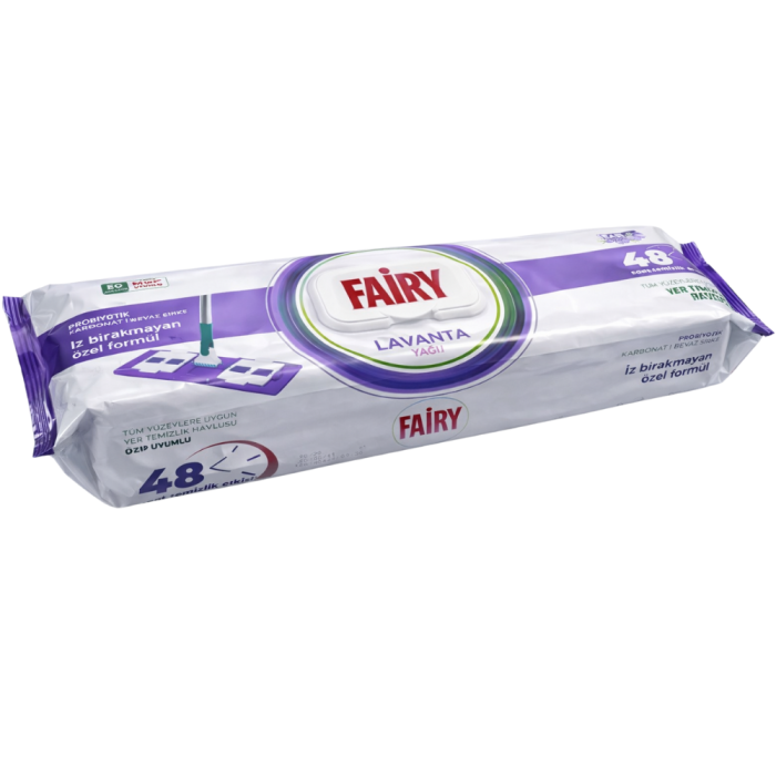 Fairy Floor Cleaning wipes for Mop |  50 sheet