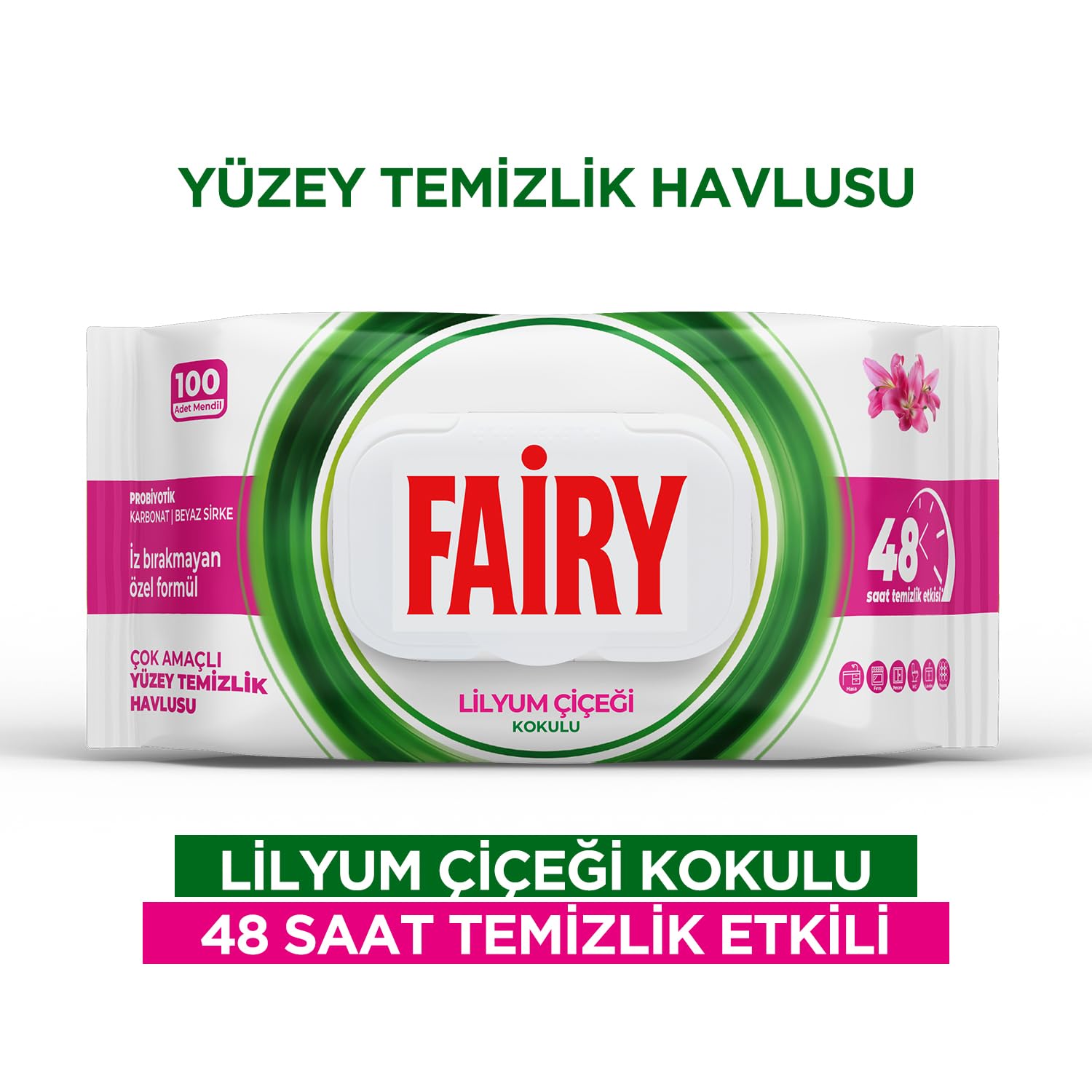 Fairy  Multi-Purpose Cleaning Wipes | 100 Sheets