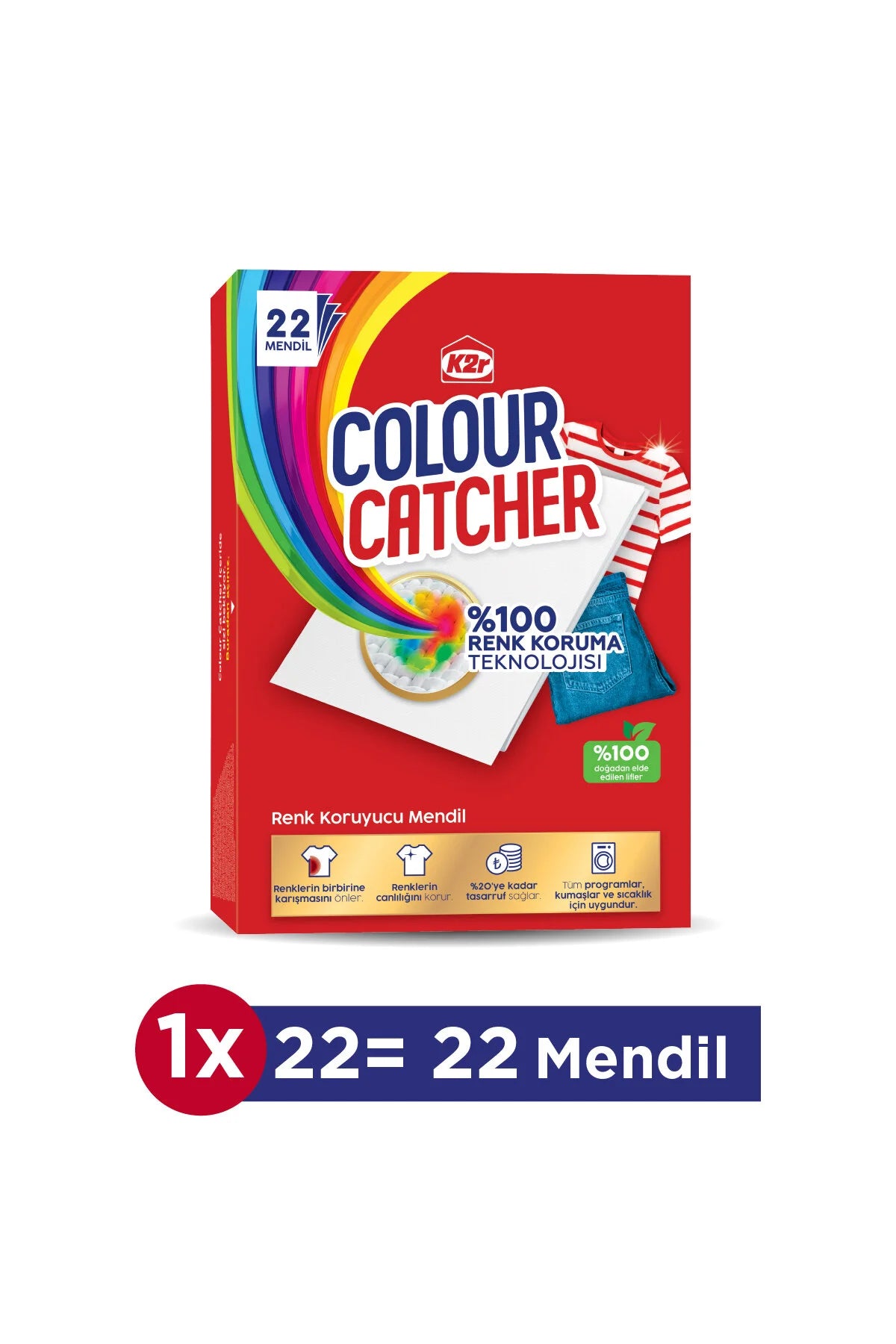 K2R Color Protection Wipes (22 sheet)