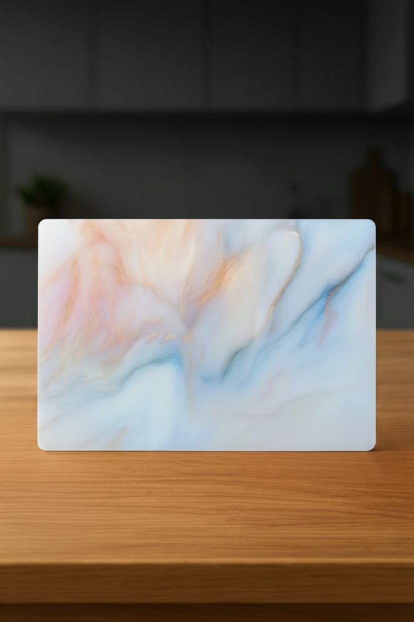 Marble glass cutting board - 20* 30 cm