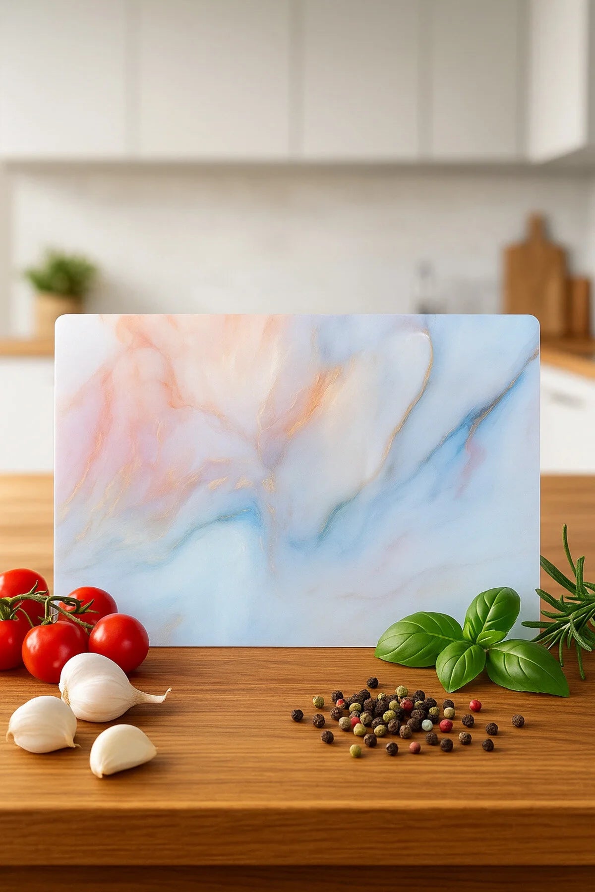 Marble glass cutting board - 20* 30 cm