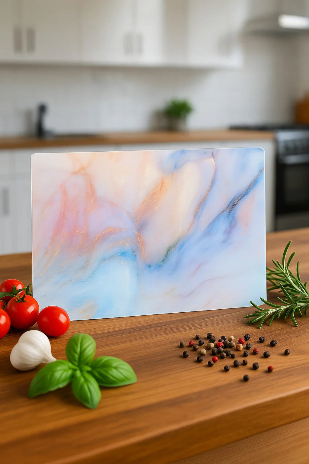 Marble glass cutting board - 20* 30 cm