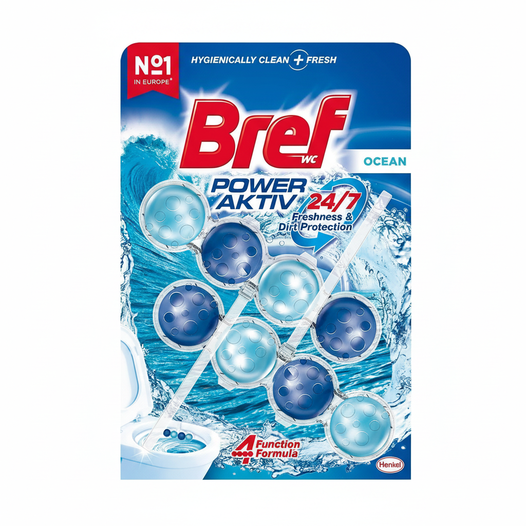 Bref Power Aktiv Toilet Block - Duo-pack