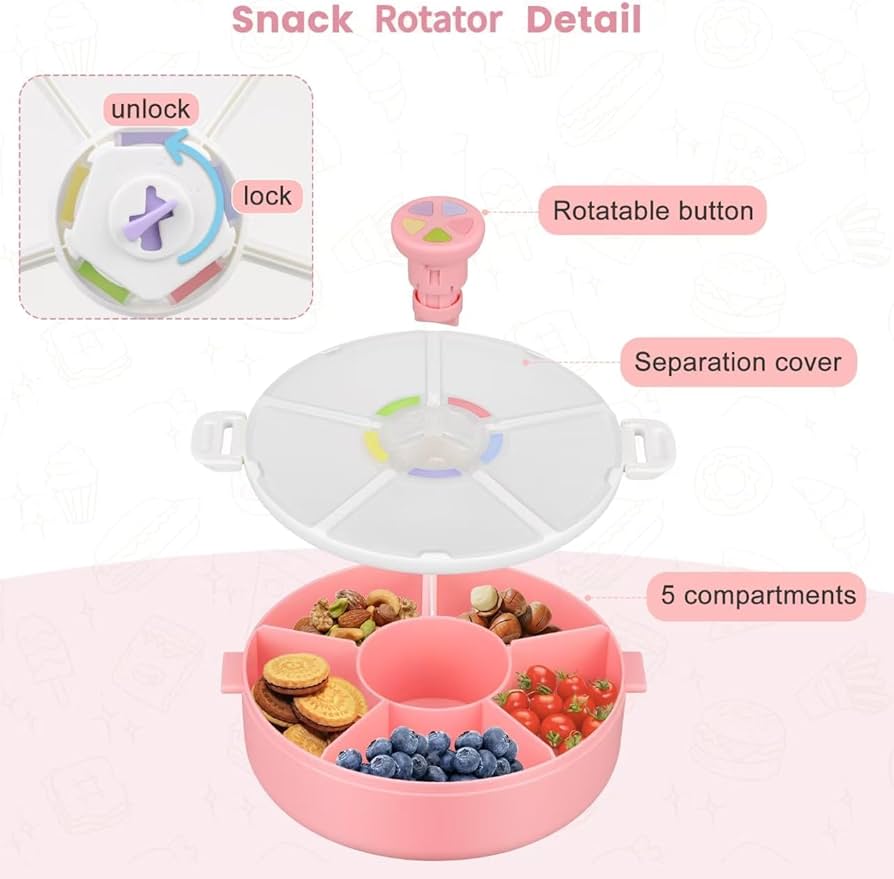 Pawtong Snack Rotator Container