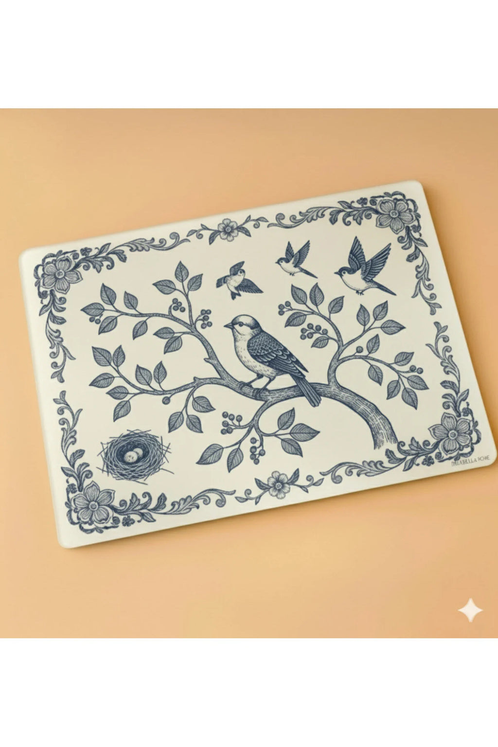 Blue bird cutting boards - 20*30 cm