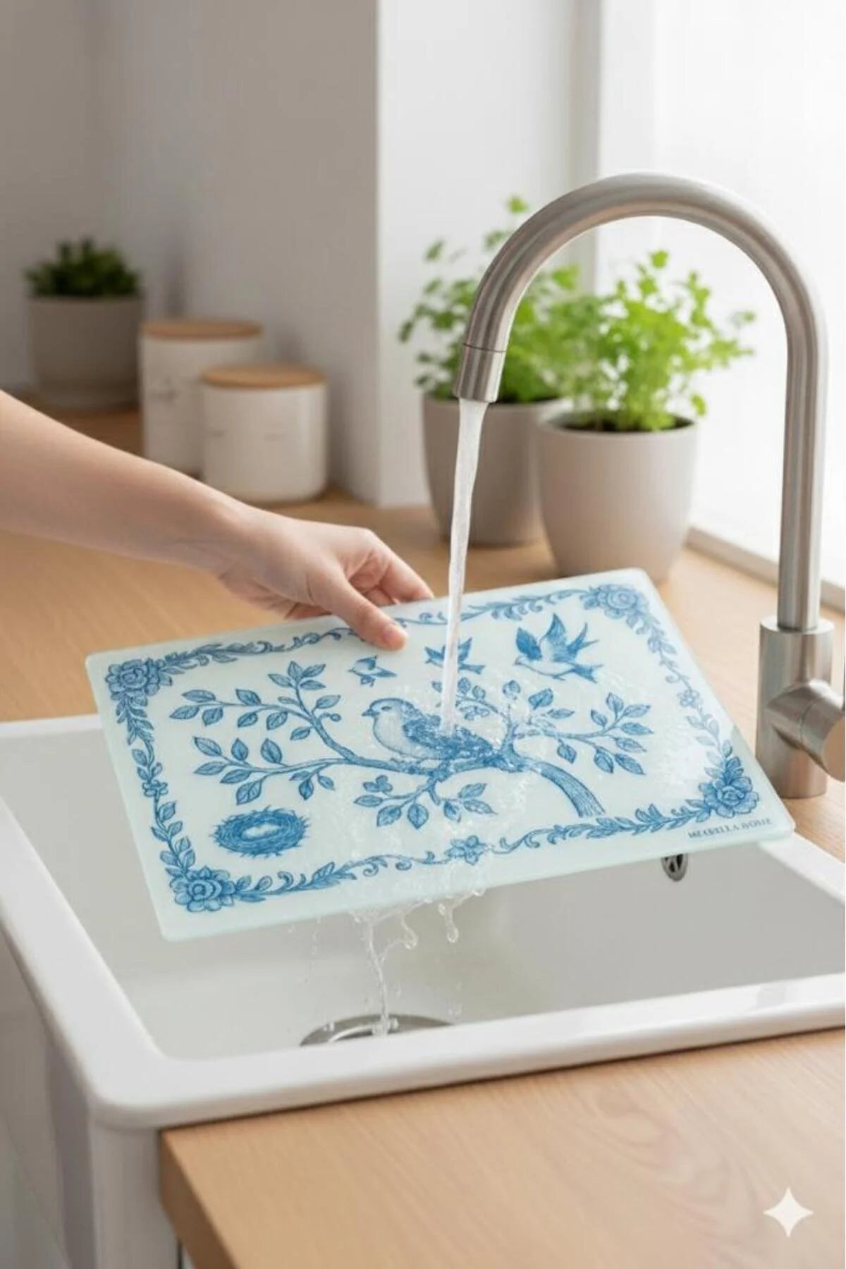 Blue bird cutting boards - 20*30 cm