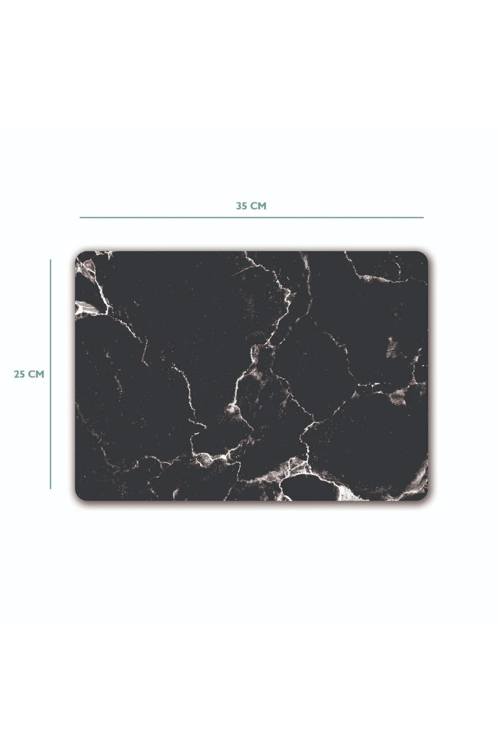Black glass cutting board - 25*35 cm