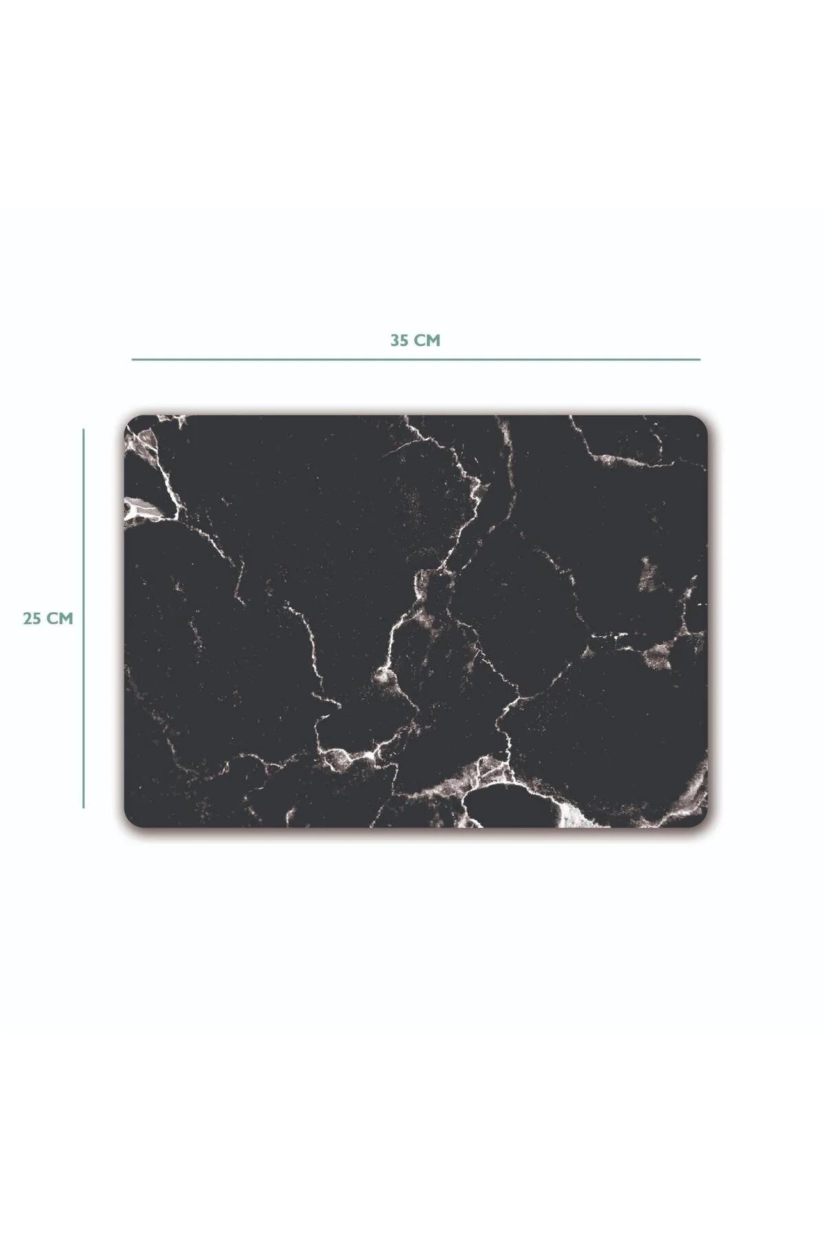 Black glass cutting board - 25*35 cm