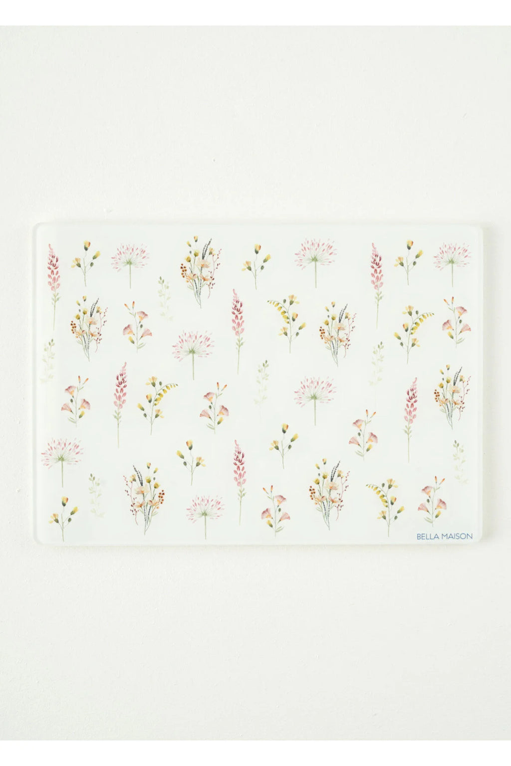 Floral Glass Cutting Board (35x25 cm)