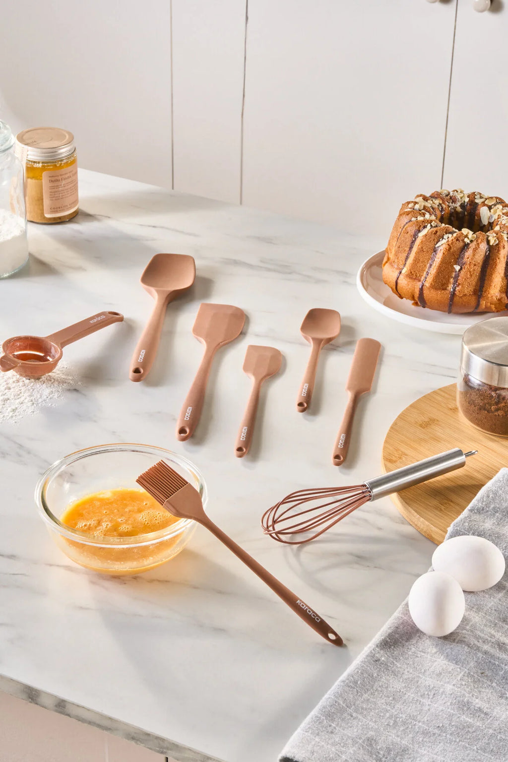 Karaca 8 pcs silicone serving set