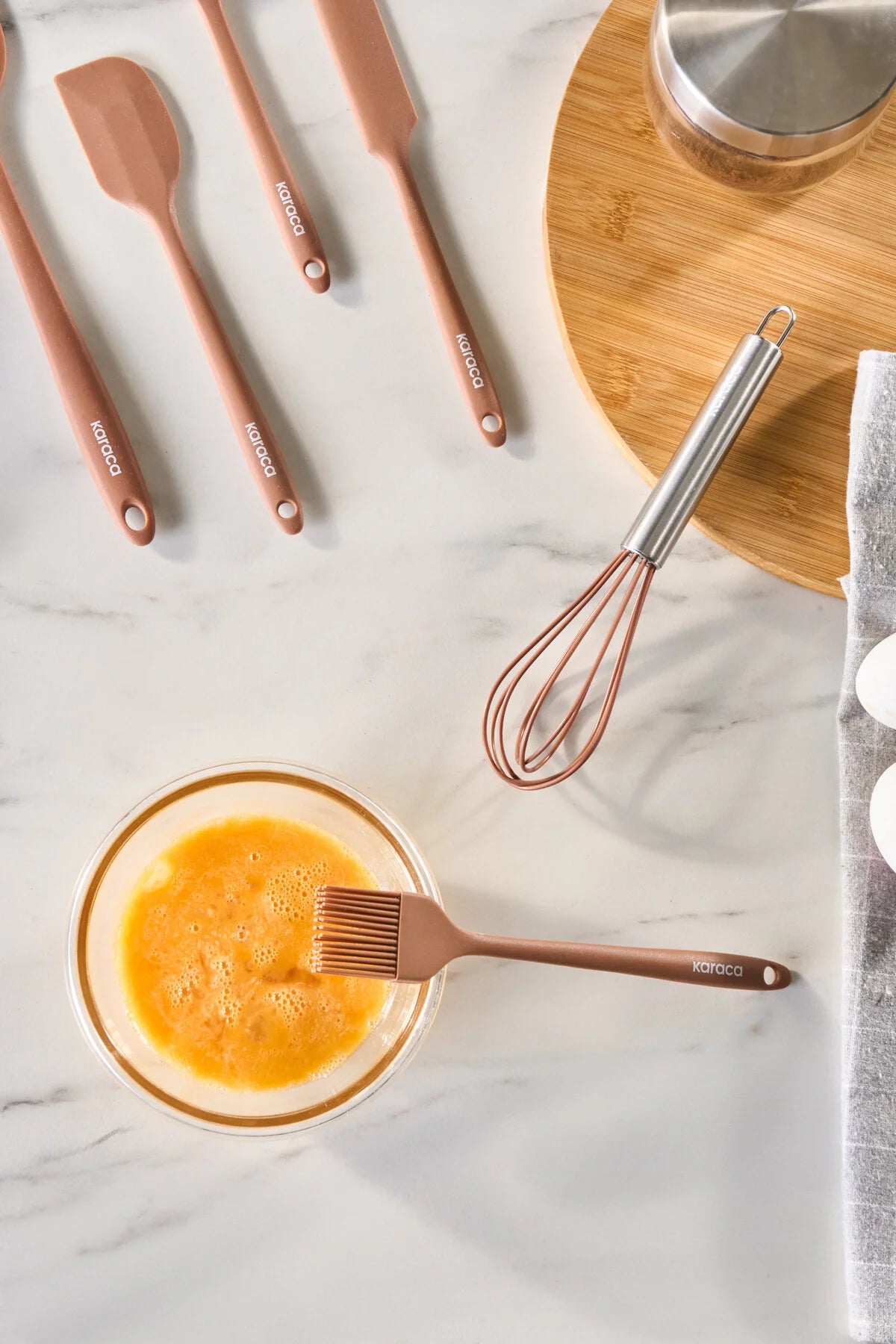 Karaca 8 pcs silicone serving set