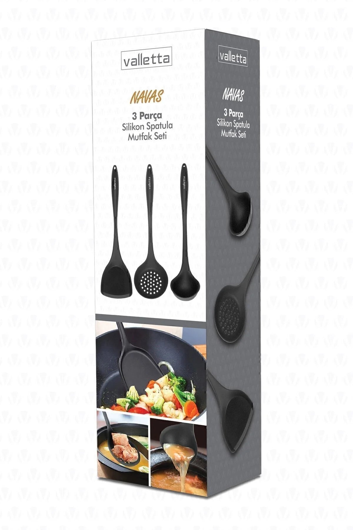 3-Piece Silicone Serving & Cooking