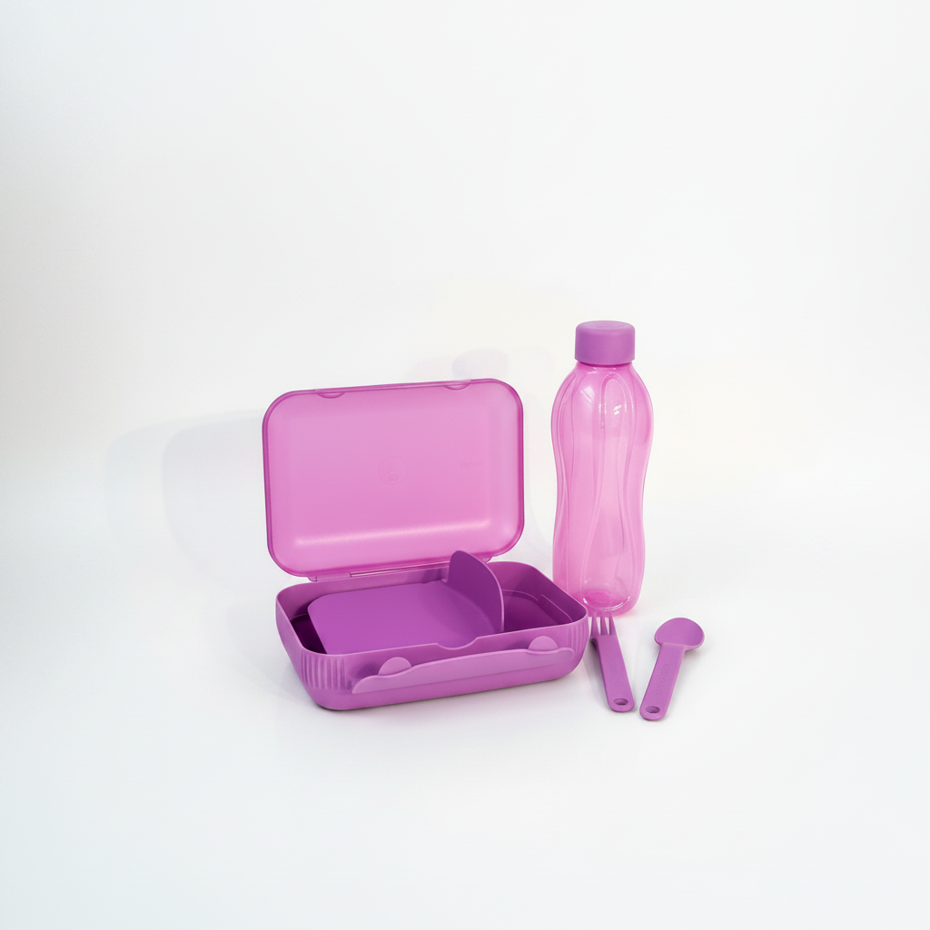 Tupperware back to school - purple set