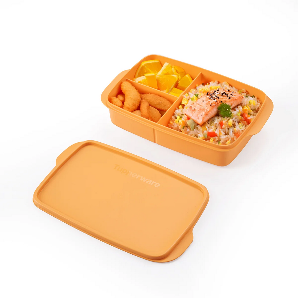 Tupperware 1 liter divided lunch box