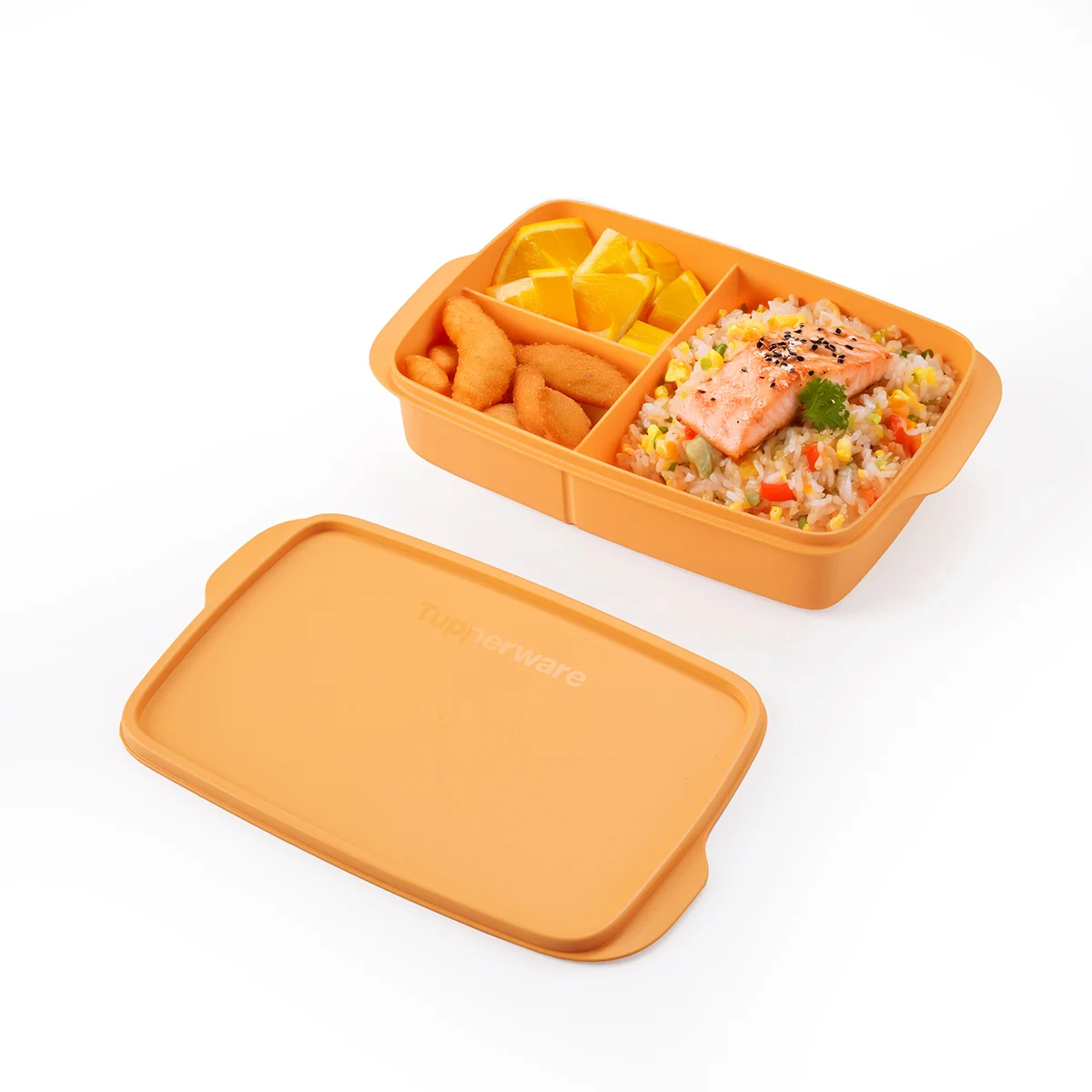 Tupperware 1 liter divided lunch box