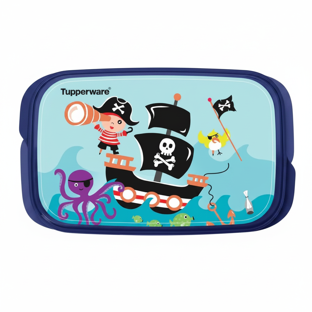 Tupperware pirates lunch set