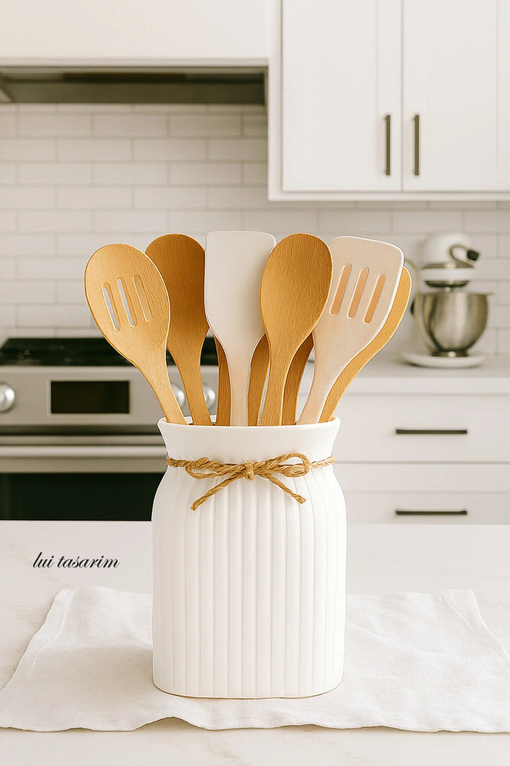 Ceramic Countertop Cutlery Holder 13.5 cm