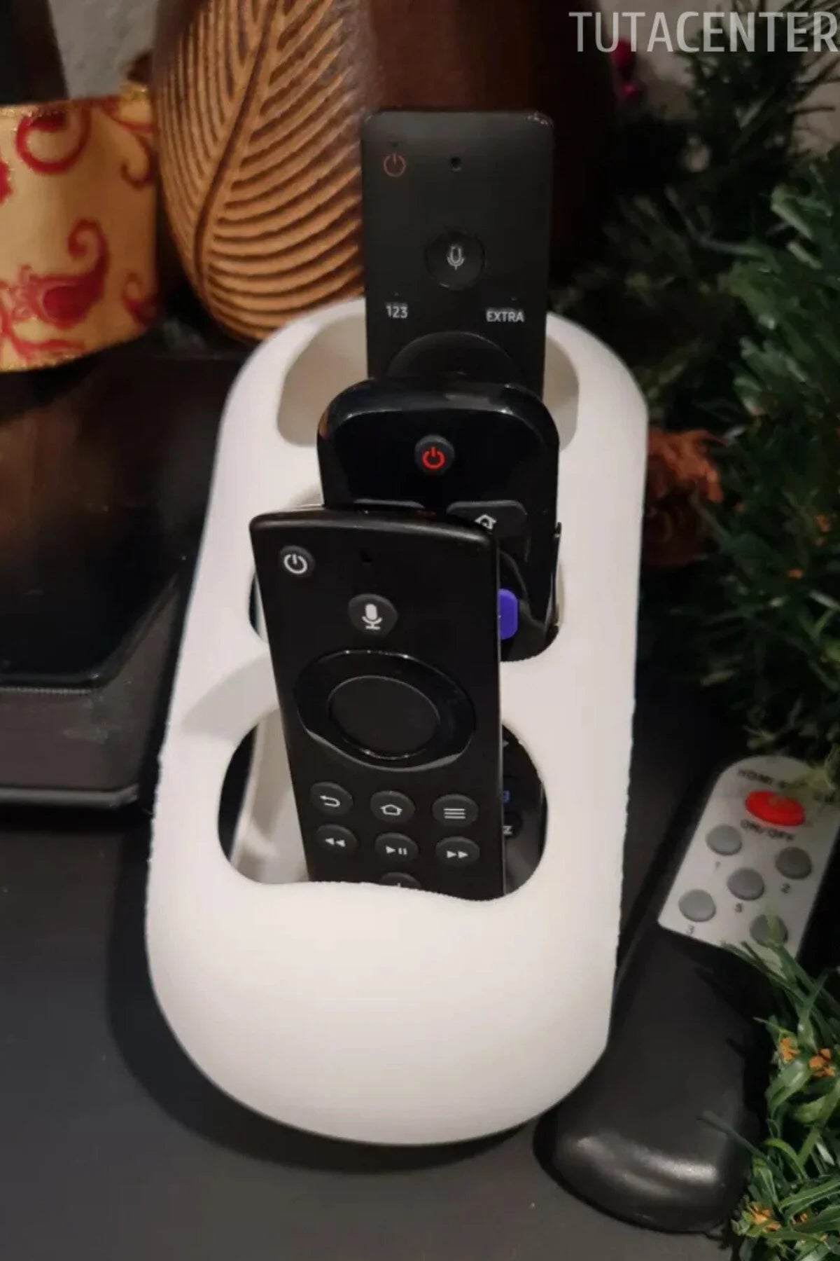 Remote control stand, 3-slot