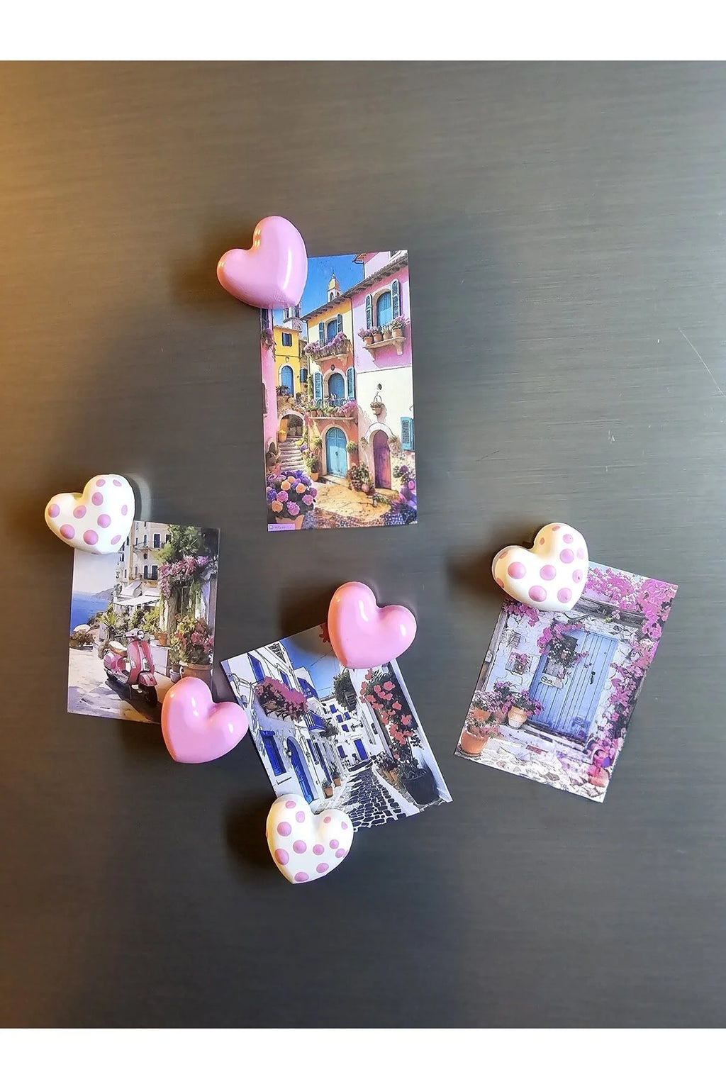Set of 6 Heart Magnets