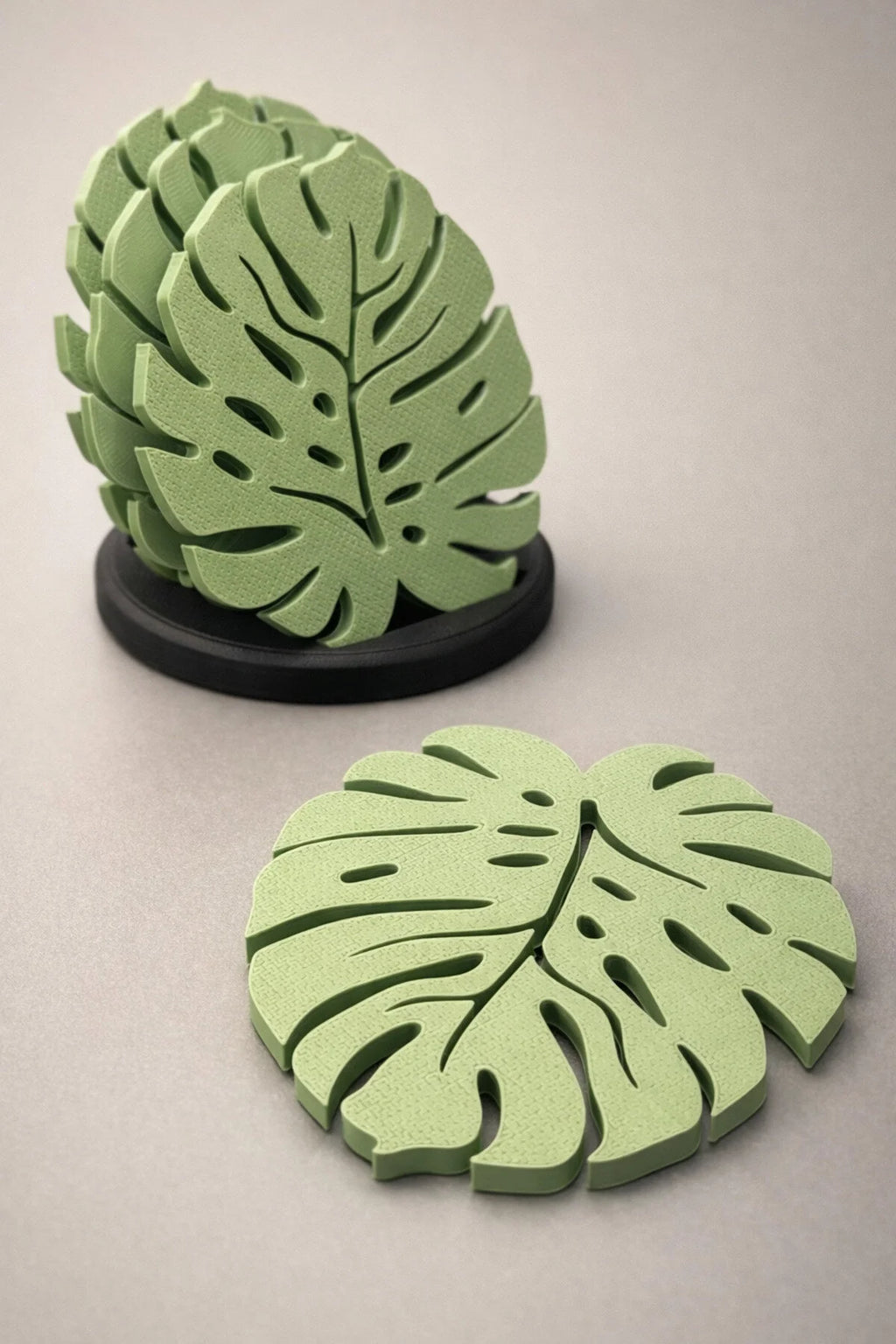 Coaster Set (4 pieces) + Stand