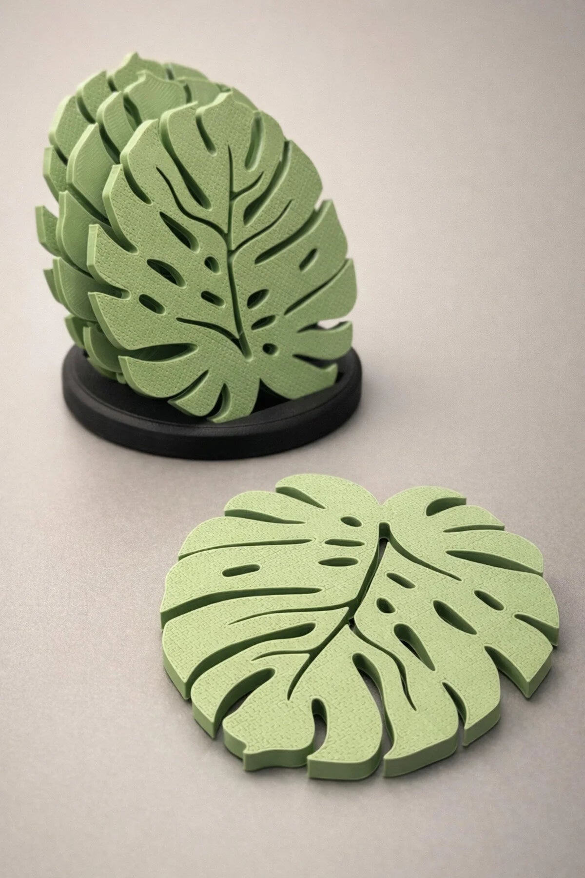 Coaster Set (4 pieces) + Stand