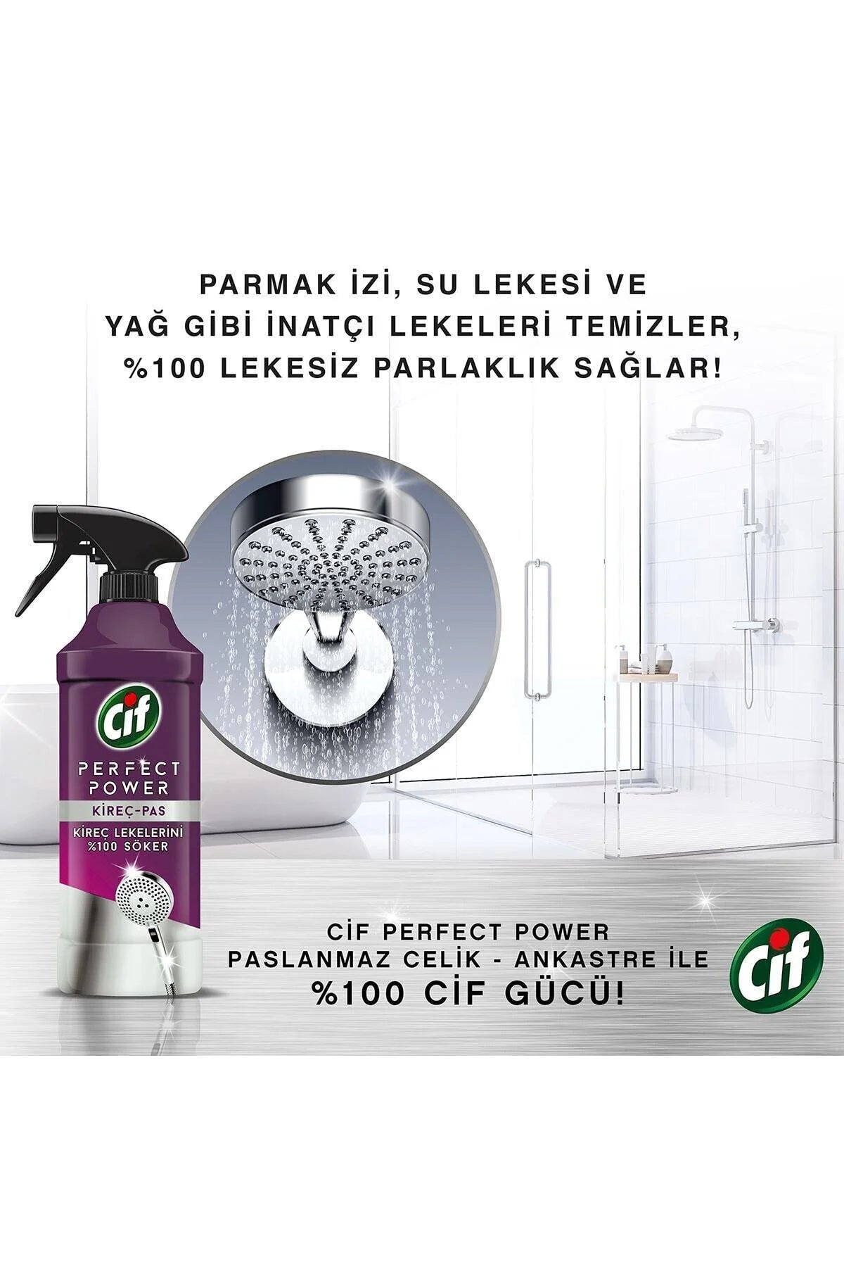 Cif  Power Perfect Limescale and Rust Spray Cleaner 435 ml