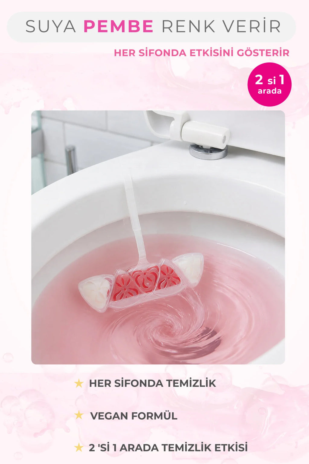 ThePinkStuff  Power Active Toilet Block 2-Pack