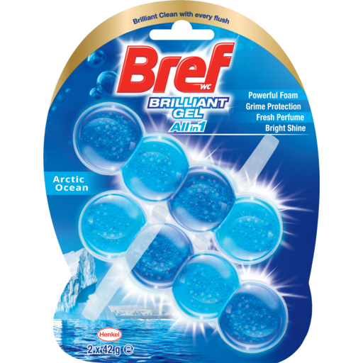 Bref Gel Toilet Block - Ocean (extra perfume)